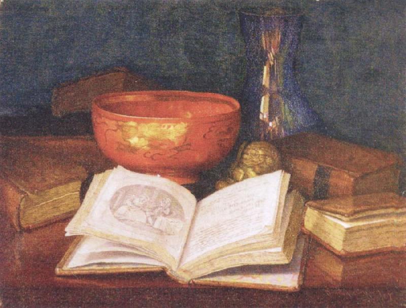 Hirst, Claude Raguet A Book of British Classics France oil painting art